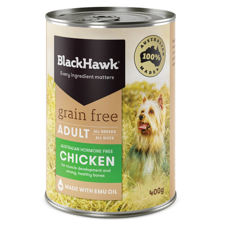 Black Hawk Grain Free Adult Chicken Wet Dog Food - Just For Pets Australia