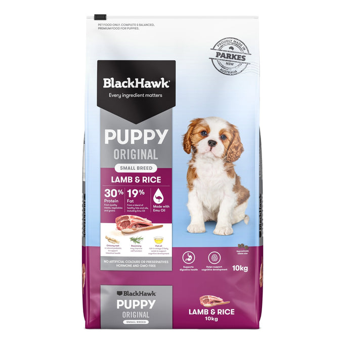 Black Hawk Original Lamb & Rice Small Breed Puppy - Just For Pets Australia