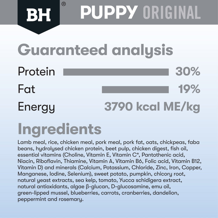 Black Hawk Original Lamb & Rice Small Breed Puppy - Just For Pets Australia