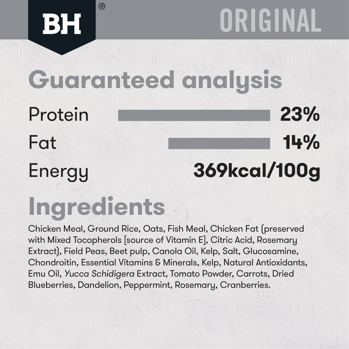 Black Hawk Original Large Breed Dog Lamb & Rice Dry Food 20kg - Just For Pets Australia