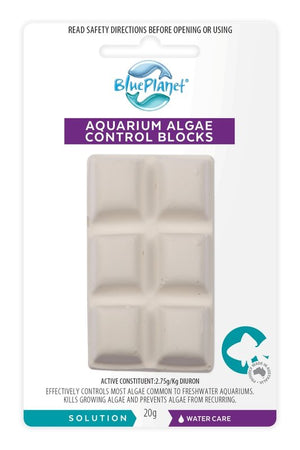 Blue Planet Aquarium Algae Control Block 24g - Just For Pets Australia