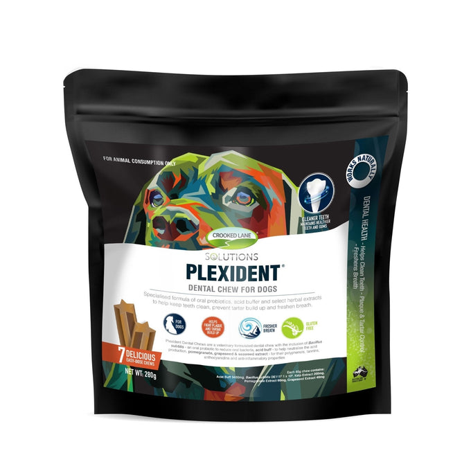 Crooked Lane Solutions PlexiDent Dental Chews - Just For Pets Australia