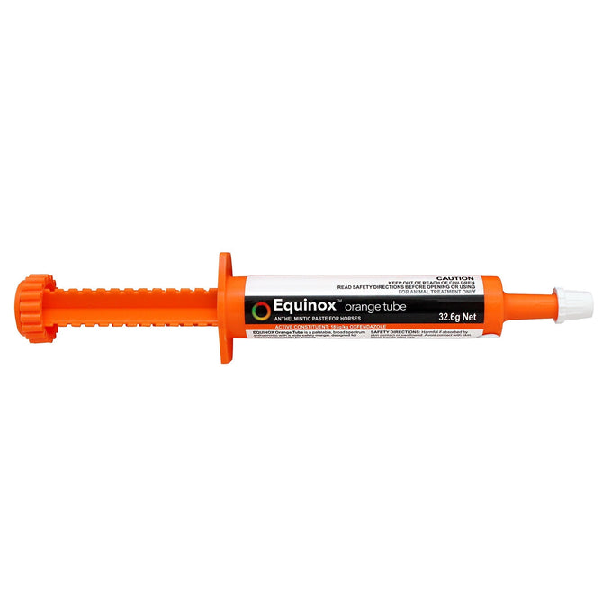 Equinox Orange Tube Horse Wormer - Just For Pets Australia