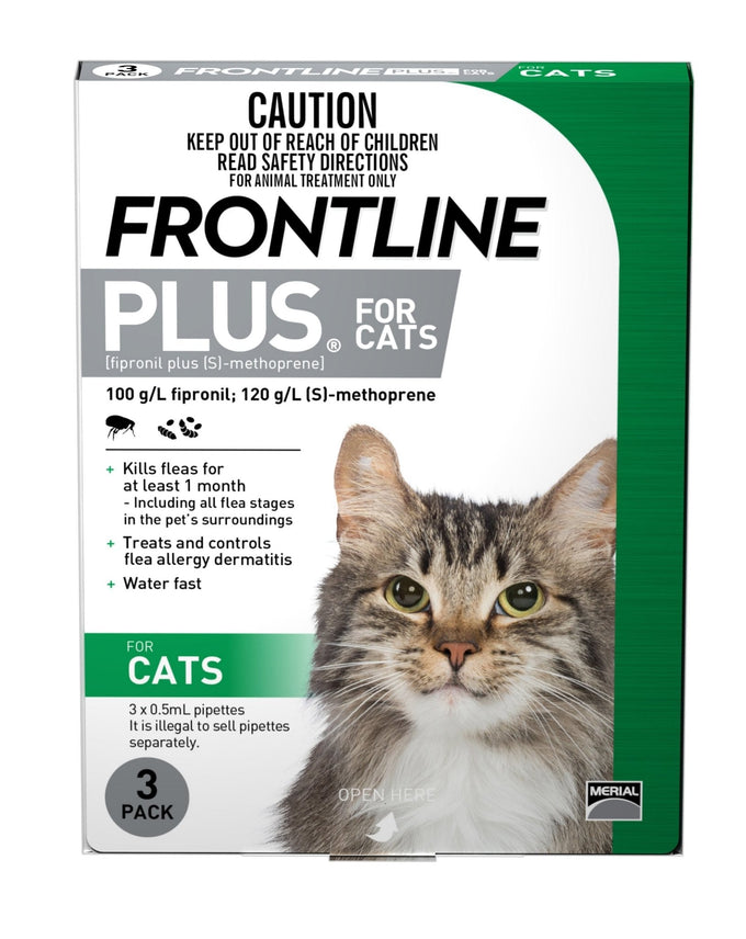 Frontline Plus Green For Cats - Just For Pets Australia