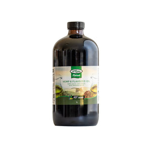 Green Valley Naturals Hemp & Linseed Oil 1Ltr - Just For Pets Australia