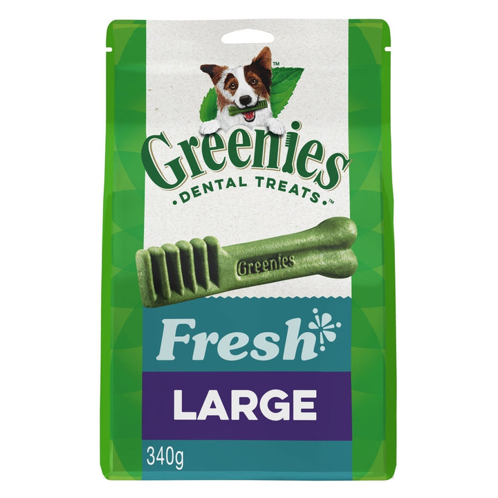 GREENIES™ Fresh Large Dental Dog Treat 8 Pack 340g - Just For Pets Australia