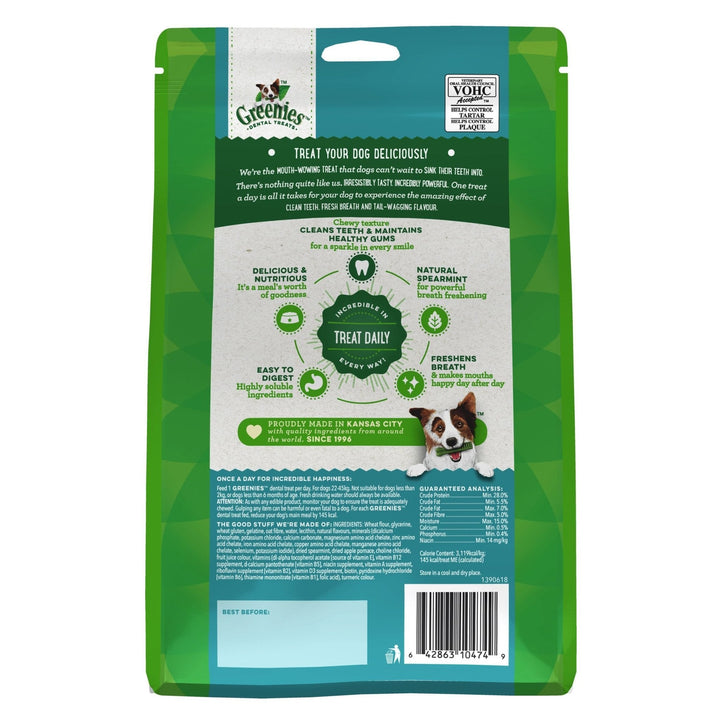 GREENIES™ Fresh Large Dental Dog Treat 8 Pack 340g - Just For Pets Australia