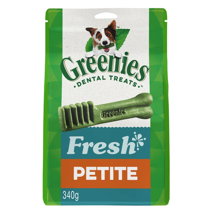 GREENIES™ Fresh Petite Dental Dog Treat 20 pack 340g - Just For Pets Australia