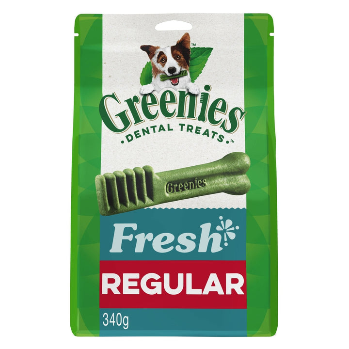 GREENIES™ Fresh Regular Dental Dog Treat 12 pack 340g - Just For Pets Australia