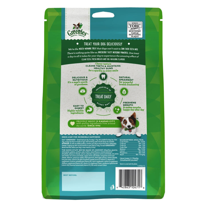 GREENIES Fresh TEENIE Dental Dog Treat 43 Pack 340g - Just For Pets Australia