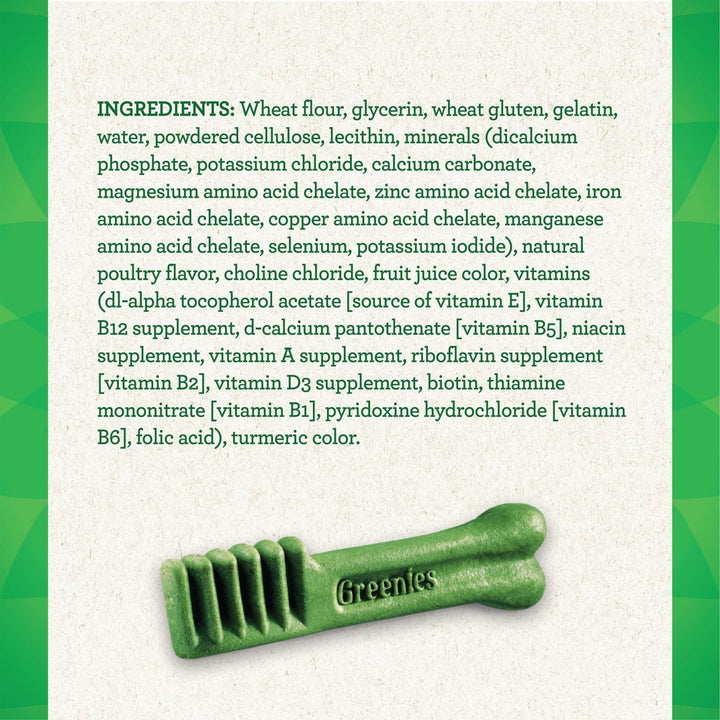 GREENIES™ Original Large Dental Dog Treat 24 Value Pack 1.02kg - Just For Pets Australia