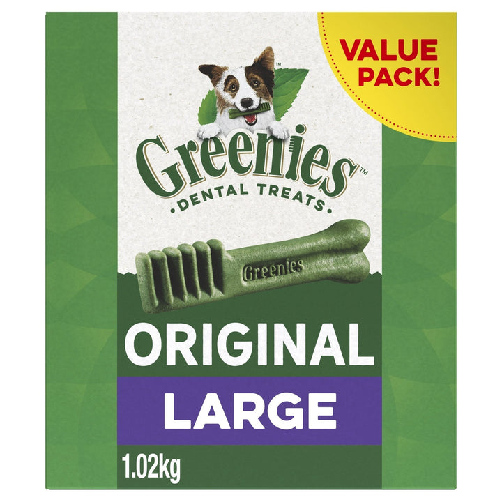 GREENIES™ Original Large Dental Dog Treat 24 Value Pack 1.02kg - Just For Pets Australia