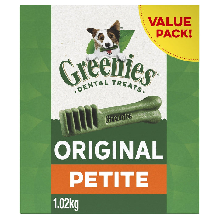 GREENIES™ Original Petite Dental Dog Treat 60 Value Pack 1.02kg - Just For Pets Australia