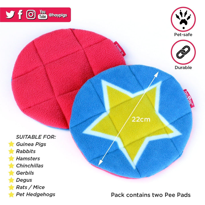 HayPigs! Circus Hidey Hut Pee Pads - Pack of 2 - Just For Pets Australia