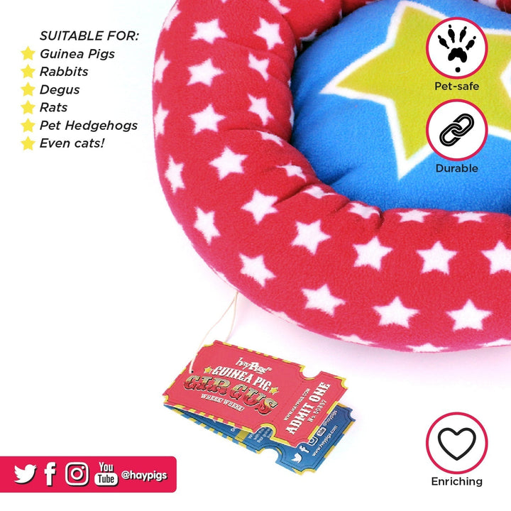 HayPigs! Piggy Crash Mat Fleece Bed - Just For Pets Australia