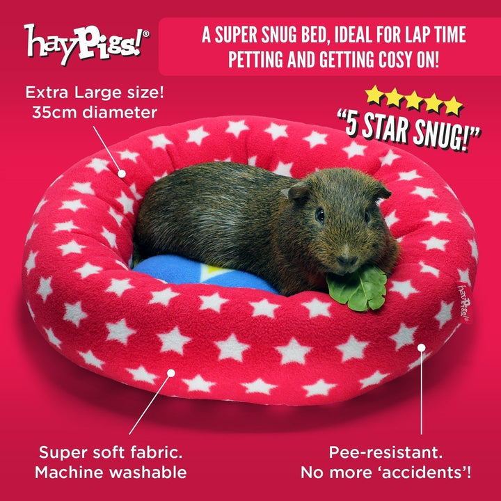 HayPigs! Piggy Crash Mat Fleece Bed - Just For Pets Australia