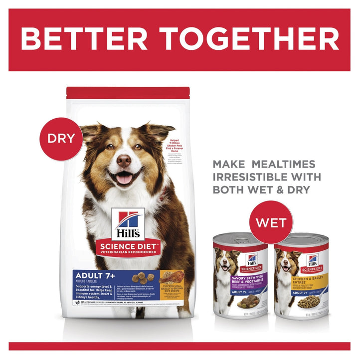Hill's Science Diet Adult 7+ Senior Dry Dog Food - Just For Pets Australia