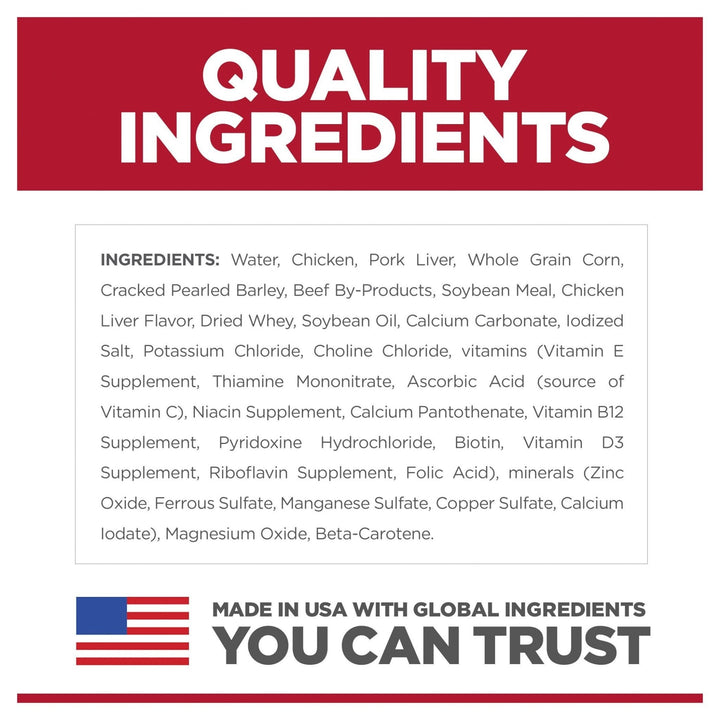 Hill's Science Diet Adult Chicken & Barley Entrée Canned Dog Food, 370g, 12 Pack - Just For Pets Australia