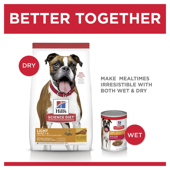 Hill's Science Diet Adult Light Dry Dog Food - Just For Pets Australia