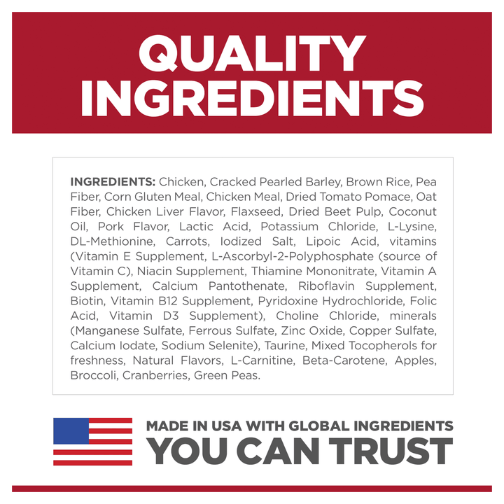 Hill's Science Diet Adult Perfect Weight Large Breed Dry Dog Food 12.9kg - Just For Pets Australia