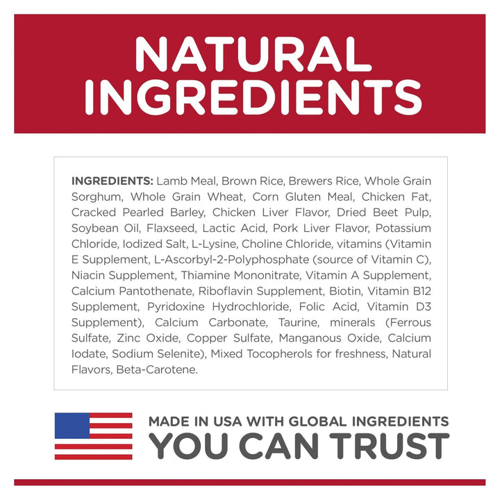 Hill's Science Diet Adult Small Bites Lamb Meal & Brown Rice Recipe Dry Dog Food 7.03kg - Just For Pets Australia