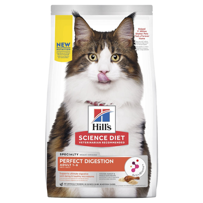 Hill's Science Diet Perfect Digestion Adult Dry Cat Food - Just For Pets Australia