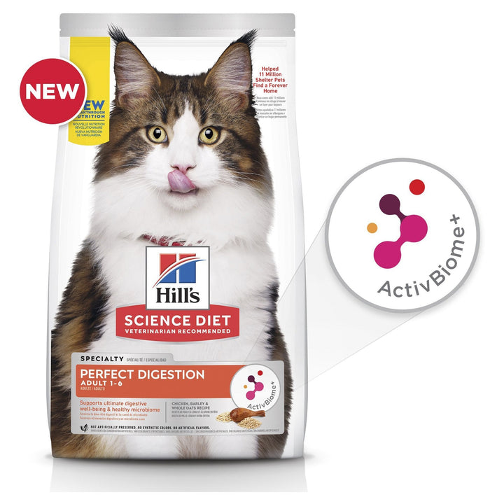 Hill's Science Diet Perfect Digestion Adult Dry Cat Food - Just For Pets Australia
