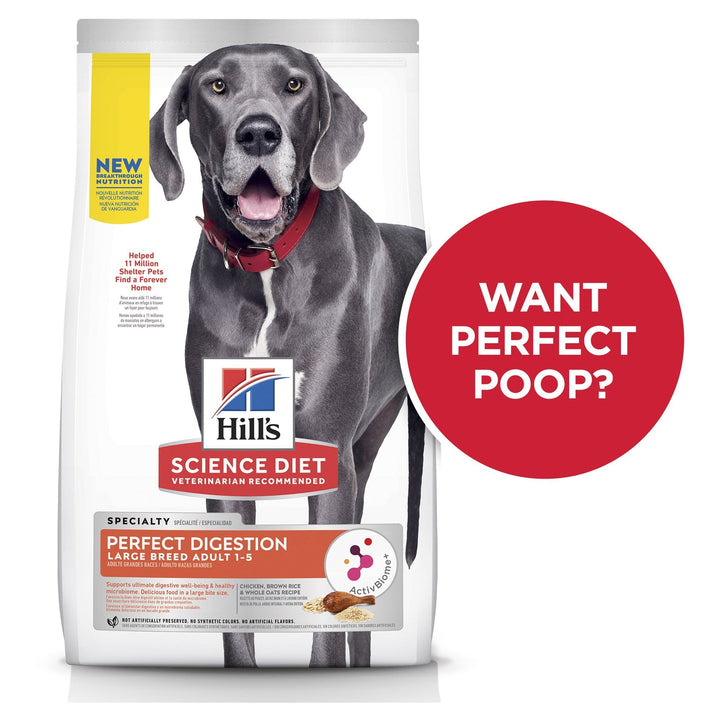 Hill's Science Diet Perfect Digestion Adult Large Breed Dry Dog Food - Just For Pets Australia