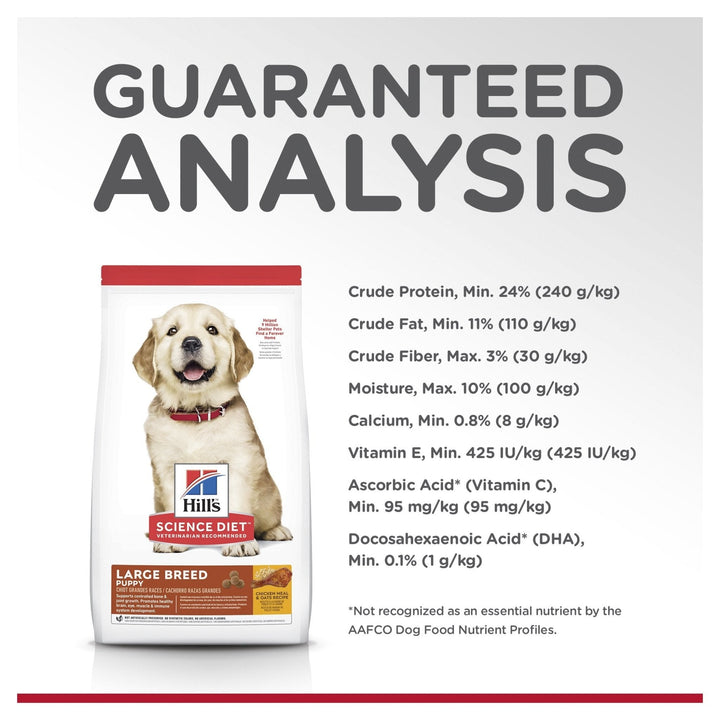 Hill's Science Diet Puppy Large Breed Dry Dog Food - Just For Pets Australia