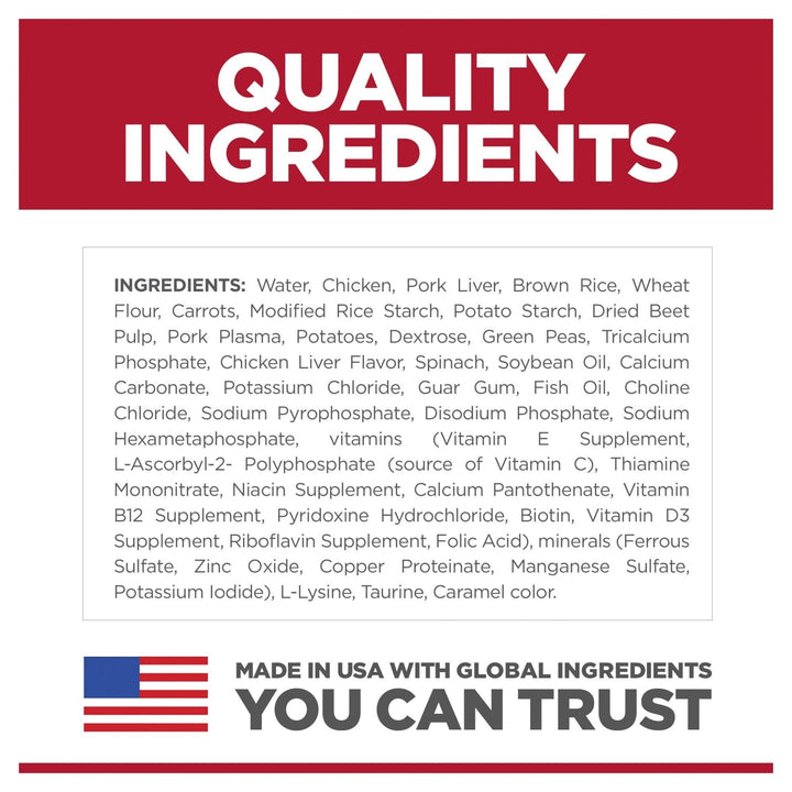 Hill's Science Diet Puppy Savory Stew Chicken & Vegetables Canned Dog Food, 363g, 12 Pack - Just For Pets Australia