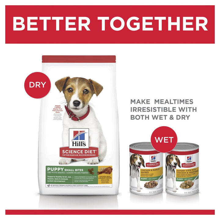 Hill's Science Diet Puppy Small Bites Dry Dog Food - Just For Pets Australia