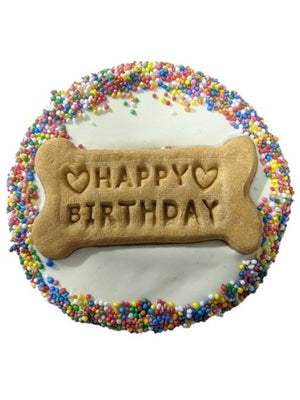 Huds and Toke Puppy Birthday Cake - Yoghurt Frosted - Just For Pets Australia