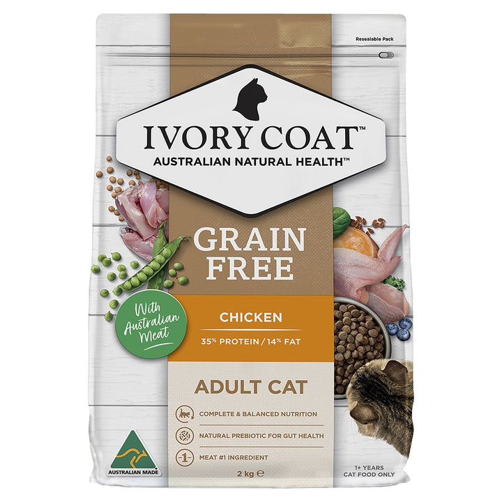 Ivory Coat Adult Chicken Dry Cat Food - Just For Pets Australia