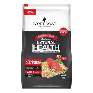 Ivory Coat Kangaroo & Brown Rice Dry Dog Food 18kg - Just For Pets Australia