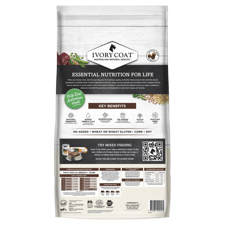 Ivory Coat Kangaroo & Brown Rice Dry Dog Food - Just For Pets Australia