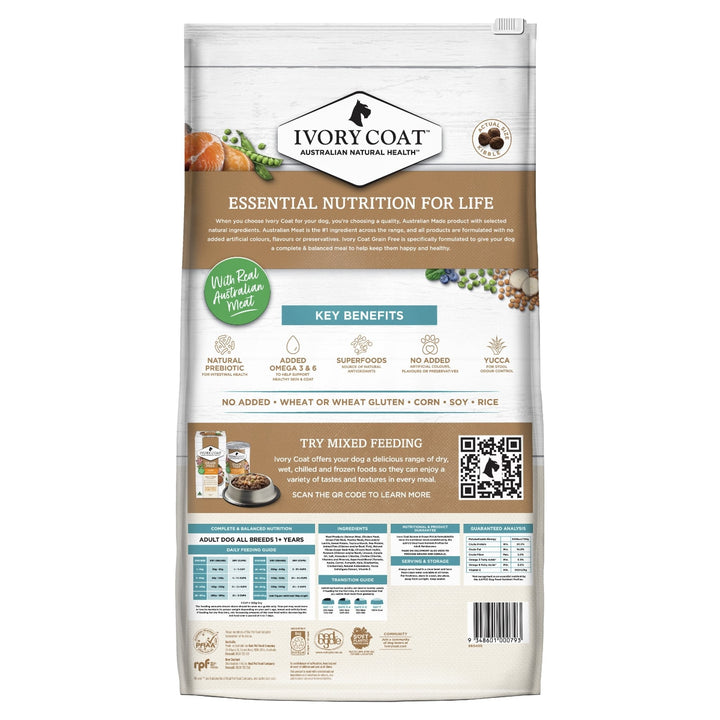Ivory Coat Ocean Fish & Salmon Grain Free Dry Dog Food - Just For Pets Australia