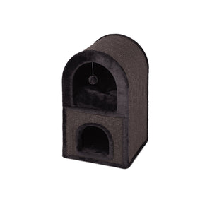 Kazoo 2 Chambers Den Charcoal - Just For Pets Australia