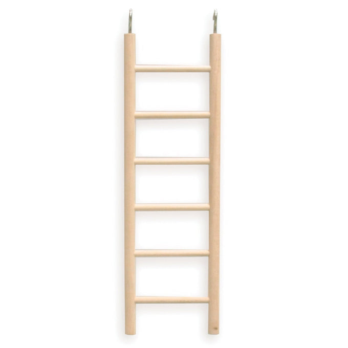 Kazoo Ladder 5-Step Wooden Natural Large - Just For Pets Australia