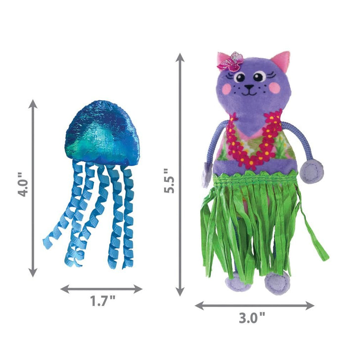 KONG Cat Tropics Crackle Toys - Just For Pets Australia