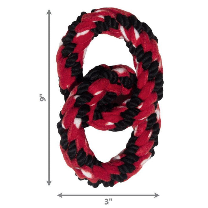 KONG Signature Rope Double Ring Tug - Just For Pets Australia