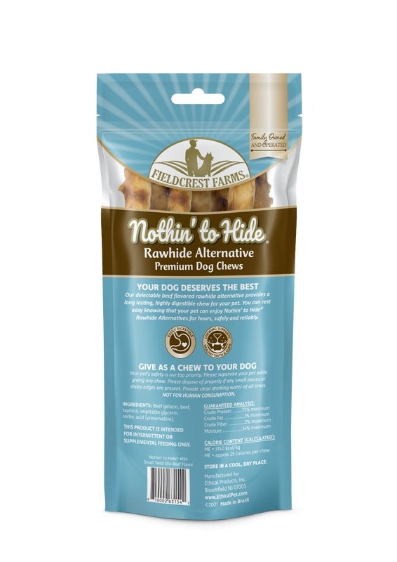 Nothin' to Hide Small Twist Stix 10pk - Just For Pets Australia