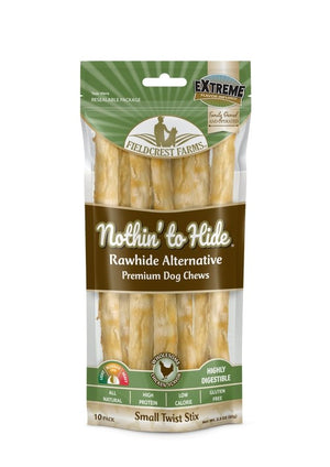 Nothin' to Hide Small Twist Stix 10pk - Just For Pets Australia