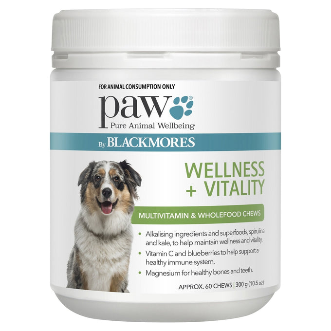 PAW Wellness + Vitality Multivitamin 300g - Just For Pets Australia