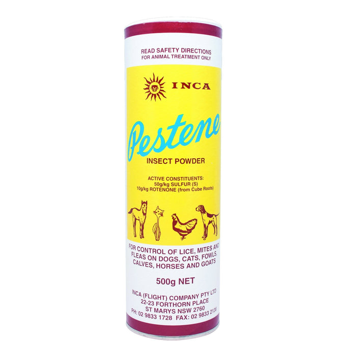 Pestene Powder - Lice, Mites, Fleas 500g - Just For Pets Australia