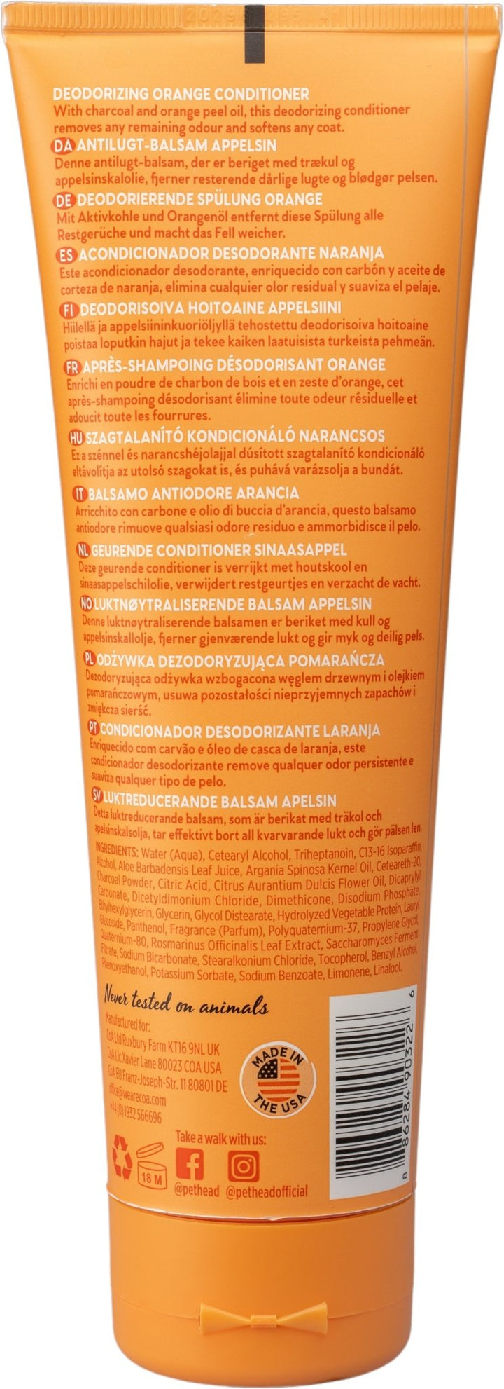 Pet Head Ditch The Dirt Conditioner 250ml - Just For Pets Australia