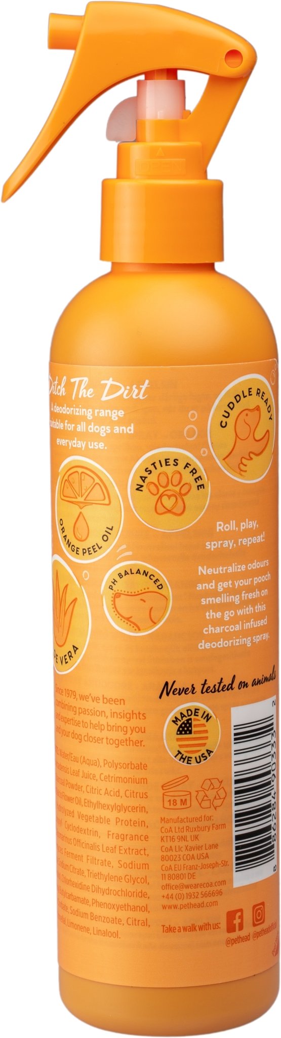 Pet Head Ditch The Dirt Spray 300ml - Just For Pets Australia