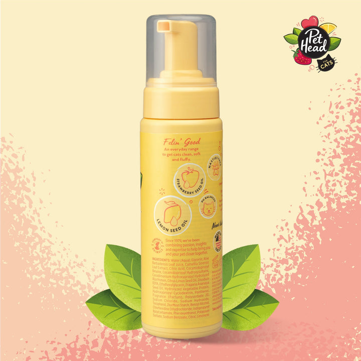 Pet Head Felin' Good Cat Foam 200ml - Just For Pets Australia