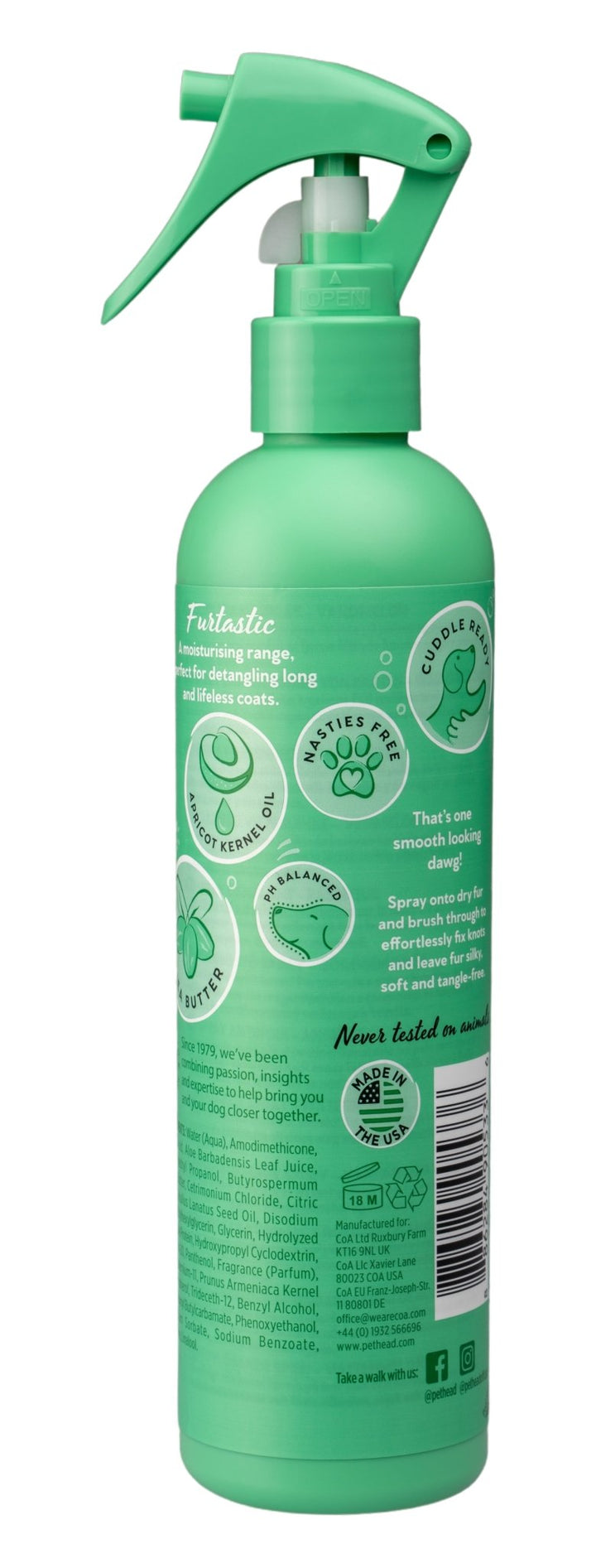 Pet Head Furtastic Spray 300ml - Just For Pets Australia
