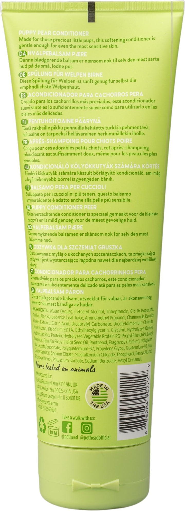 Pet Head Mucky Puppy Conditioner 250ml - Just For Pets Australia