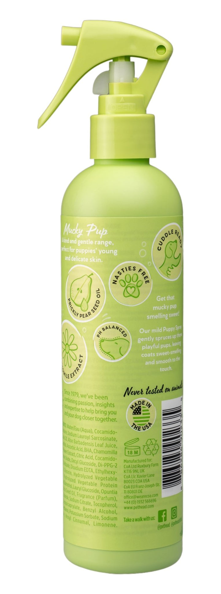 Pet Head Mucky Puppy Spray 300ml - Just For Pets Australia